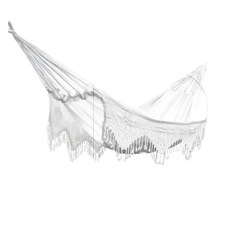 Large Brazilian Macrame Hammock Swing-0