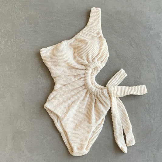Pearl Textured One Piece Swimwear-0