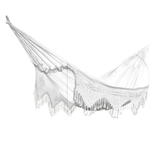 Large Brazilian Macrame Hammock Swing-0